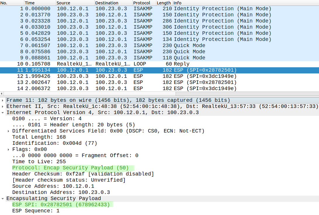 ESP packet