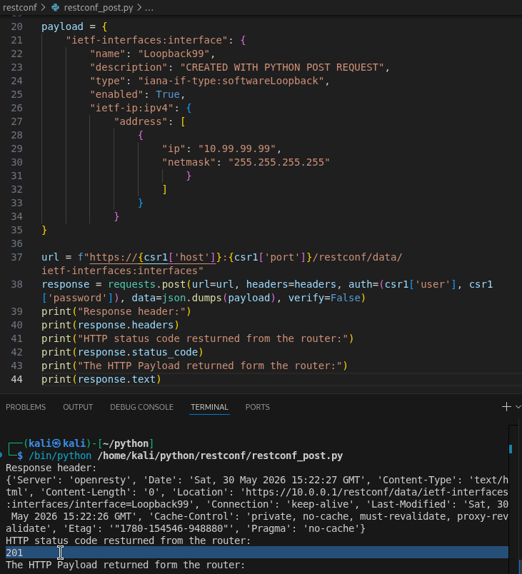 Python POST
