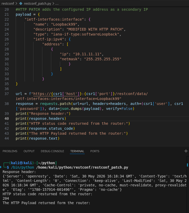 Python HTTP PATCH